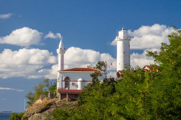 Анатолійський Маяк Turkish Anadolu Feneri Липня 2018 Істанбул Туреччина — стокове фото