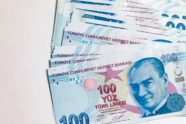 Turecká Lira Turecké Peníze Turecký Turk Parasi Lira — Stock fotografie
