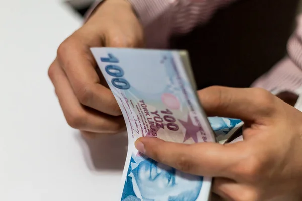 Turkse Lira Turks Geld Turkse Turk Parasi Lira — Stockfoto