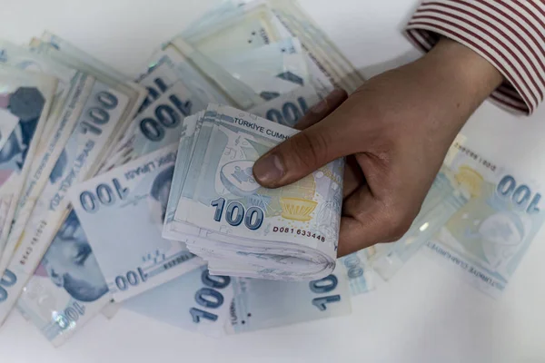 Turkse Lira Turks Geld Turkse Turk Parasi Lira — Stockfoto