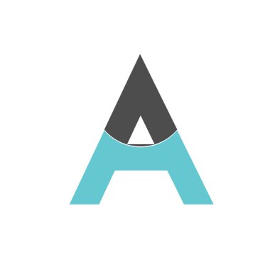 Mektup A Logo Tasarımlar. Özet, arka plan.