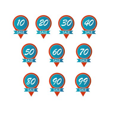 İndirim fiyat etiketi beyaz arkaplan