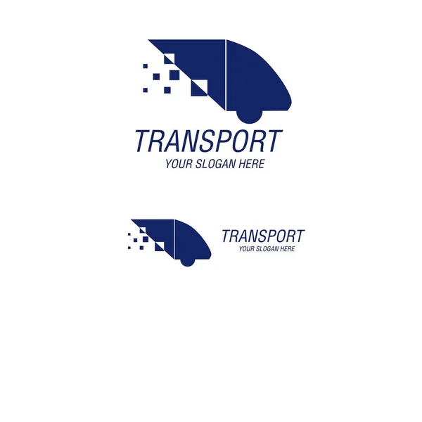 Dibujo Del Logotipo Vectorial Transporte — Vector de stock