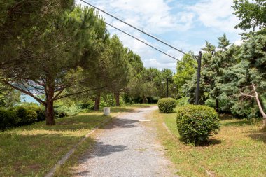 İSTANBUL, TURKEY, 18 Haziran 2021, Otagtepe 'den İstanbul Boğazı. İstanbul, Türkiye