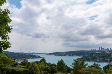 İSTANBUL, TURKEY, 18 Haziran 2021, Otagtepe 'den İstanbul Boğazı. İstanbul, Türkiye