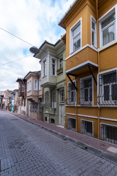 Kadirga Istanbul Turquía Diciembre 2020 Casas Históricas Distrito Kadrga —  Fotos de Stock