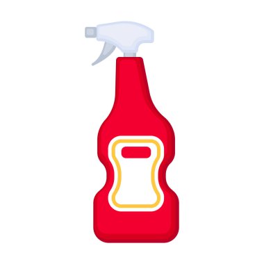 Deterjan vektör simgesi. Beyaz arkaplan deterjanı üzerinde izole edilmiş çizgi film vektör simgesi.