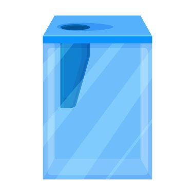 Keskinleştirici vektör simgesi. Çizgi film vektör simgesi beyaz arkaplan bileyicisinde izole edildi.