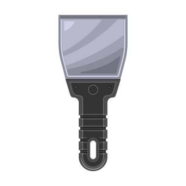 Spatula vektör simgesi. Çizgi film vektör simgesi beyaz arkaplan spatulasında izole edildi.