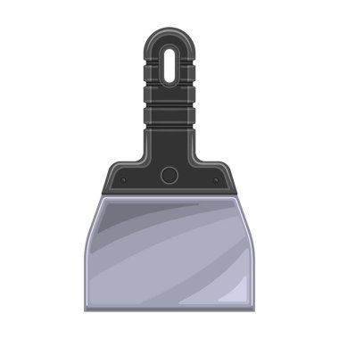 Spatula vektör simgesi. Çizgi film vektör simgesi beyaz arkaplan spatulasında izole edildi.