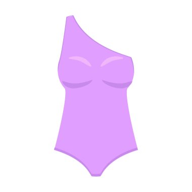 İç çamaşırı vektör simgesi. Beyaz arka plan iç çamaşırında izole edilmiş çizgi film vektör simgesi..