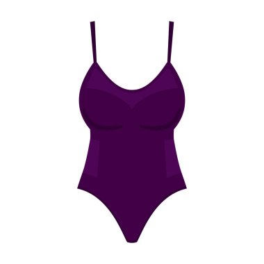 İç çamaşırı vektör simgesi. Beyaz arka plan iç çamaşırında izole edilmiş çizgi film vektör simgesi..