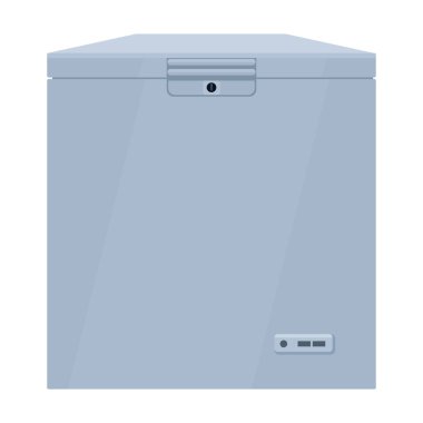 Dondurucu vektör simgesi. Karikatür vektör simgesi beyaz arkaplan dondurucusunda izole edildi.