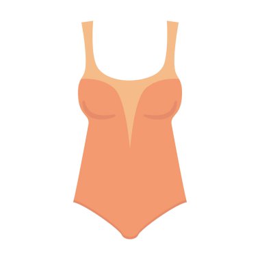 İç çamaşırı vektör simgesi. Beyaz arka plan iç çamaşırında izole edilmiş çizgi film vektör simgesi..