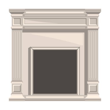 Aygıt ısıtıcı vektör simgesi. Çizgi film vektör simgesi beyaz arkaplan ısıtıcısı üzerinde izole edildi.