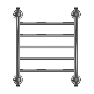 Boru havlusu vektör simgesi. Karikatür vektör simgesi beyaz arka plan havlusu üzerinde izole edildi.