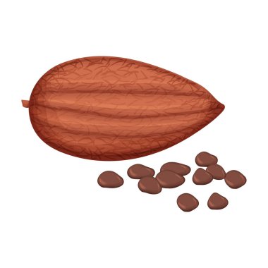 Çikolata vektörü simgesi. Beyaz arkaplan çikolatasına izole edilmiş çizgi film vektör simgesi..