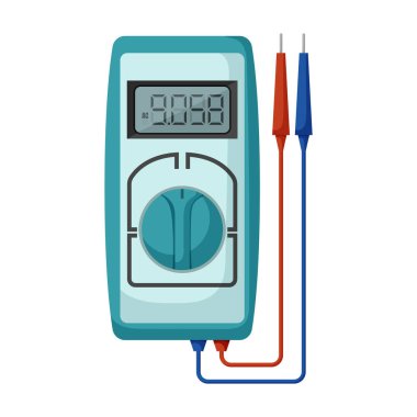 Çoklu vektör simgesi. Çizgi film vektör simgesi beyaz arkaplan çoklu metrede izole edildi.
