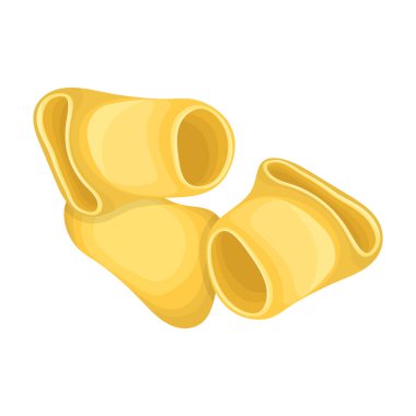 Pasta of italian cartoon vector icon.Cartoon vector illustration pasta and spaghetti,. Isolated illustration of italian food icon on white background.