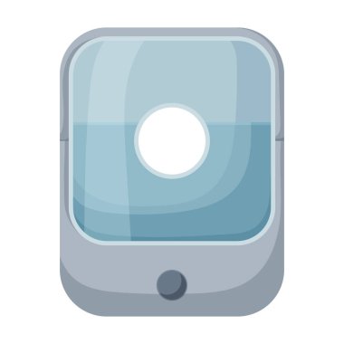 Nemlendirici vektör simgesi. Beyaz arkaplan nemlendiricisinde karikatür vektör simgesi izole edildi.