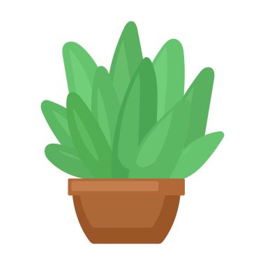 Ev bitkisi kaktüsü vektör karikatür ikonu. Beyaz arka planda vektör illüstrasyon kaktüsü. İzole çizgi film çizim ikonu ev bitkisi kaktüsü.