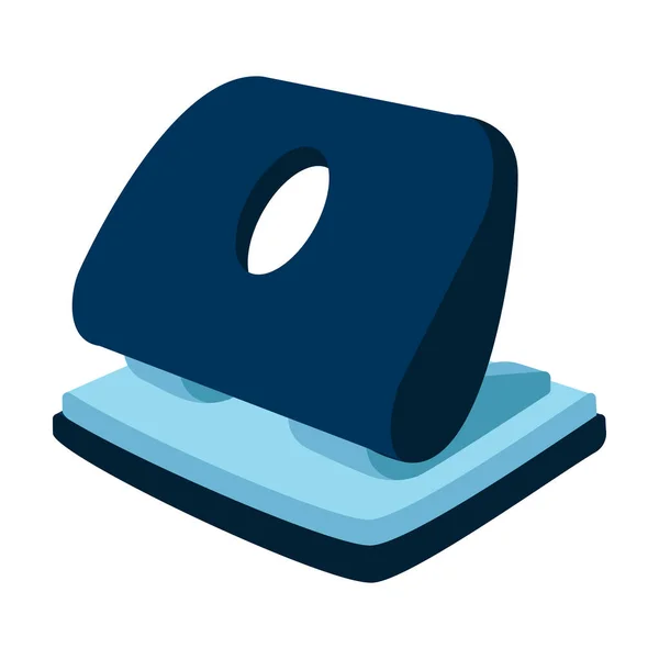 Stapler vector icono de dibujos animados. Punzonador de ilustración vectorial sobre fondo blanco. Icono de ilustración de dibujos animados aislados grapadora. — Archivo Imágenes Vectoriales