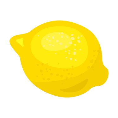 Limon vektör simgesi. Çizgi film vektör simgesi beyaz arkaplan limonunda izole edildi.