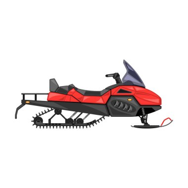 Kar mobil vektörü simgesi. Karikatür vektör simgesi beyaz arka planda izole edildi.