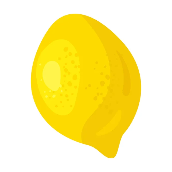 Lemon Vektor icon.Cartoon Vektor Symbol isoliert auf weißem Hintergrund Zitrone. — Stockvektor