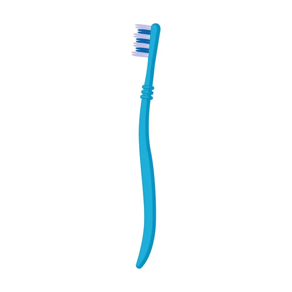 Toothbrush cartoon vector illustration of icon.Cartoon vector icon brush of tooth. Isolated illustration of toothbrush on white background. — Stock Vector
