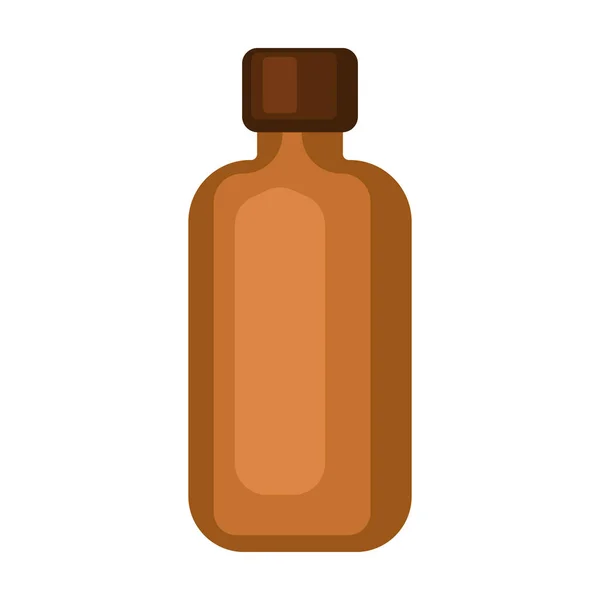 Ikona wektora butelki kosmetycznej.Ikona wektora kreskówki izolowane na białym tle butelki kosmetycznej. — Wektor stockowy