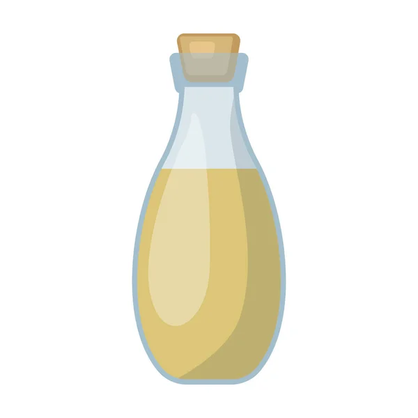 Καλλυντικό μπουκάλι διάνυσμα εικονίδιο φορέα κινουμένων σχεδίων απομονώνονται σε λευκό φόντο καλλυντικά μπουκάλι. — Διανυσματικό Αρχείο