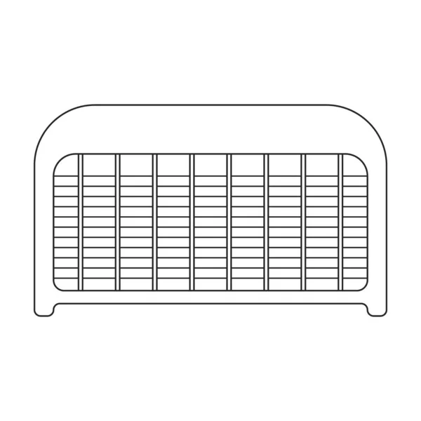 Иконка вектора ловушки насекомых. Иконка вектора контура изолирована на белом фоне. — стоковый вектор