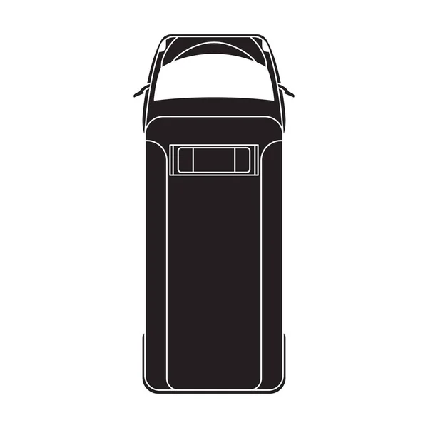 Ambulância carro vetor ícone preto. Vetor ilustração carro de emergência no fundo branco. Ícone de ilustração preto isolado de emergência de ambulância. — Vetor de Stock