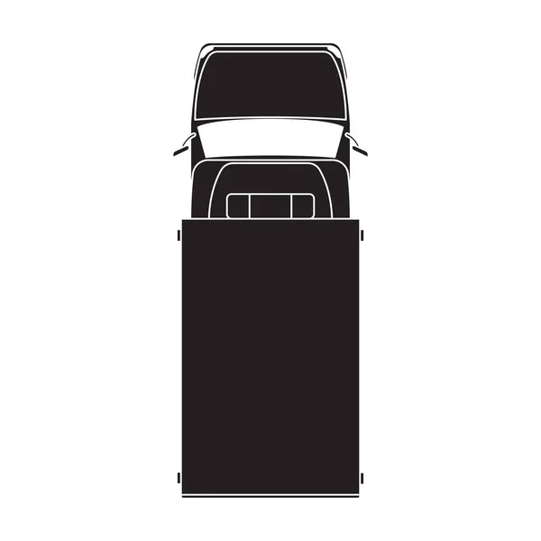 Ambulância carro vetor ícone preto. Vetor ilustração carro de emergência no fundo branco. Ícone de ilustração preto isolado de emergência de ambulância. — Vetor de Stock