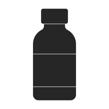 Omega yağ vektörü siyah simge. Beyaz arka planda vektör illüstrasyon yağı balığı. Omega balığının izole edilmiş siyah çizim simgesi.