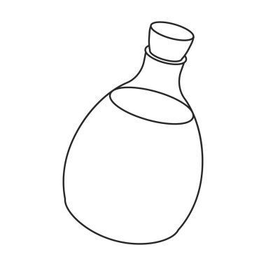 Aloe vera vector outline icon. Vector illustration plant on white background. Isolated outline illustration icon of aloe vera .