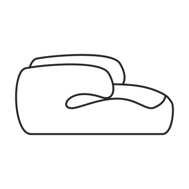 Car child seats vector outline icon. Vector illustration on baby seat white background. Isolated outline illustration icon of car child seats .