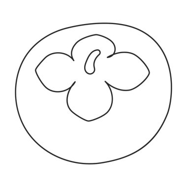 Flute vector outline icon. Vector illustration music instrument on white background. Isolated outline illustration icon of flute.