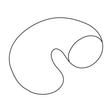 Sosis vektör ana hatları simgesi. Beyaz arka planda vektör illüstrasyon eti. İzole edilmiş ana hatlı sosis çizimi simgesi, .