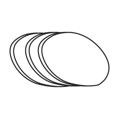 Sosis vektör ana hatları simgesi. Beyaz arka planda vektör illüstrasyon eti. İzole edilmiş ana hatlı sosis çizimi simgesi, .