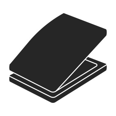 Zımba vektörü siyah simgesi. Beyaz arka planda vektör illüstrasyon yumruğu. İzole edilmiş siyah illüstrasyon simgesi zımbası.