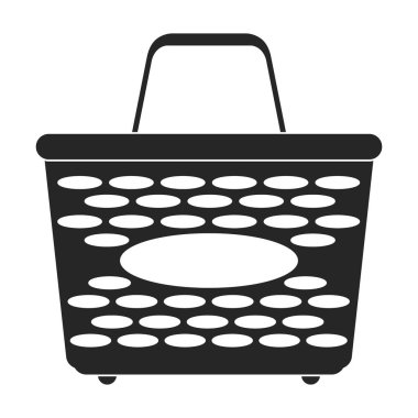 Trolley vektör simgesi. Siyah vektör simgesi beyaz arka plan tramvayında izole edildi.