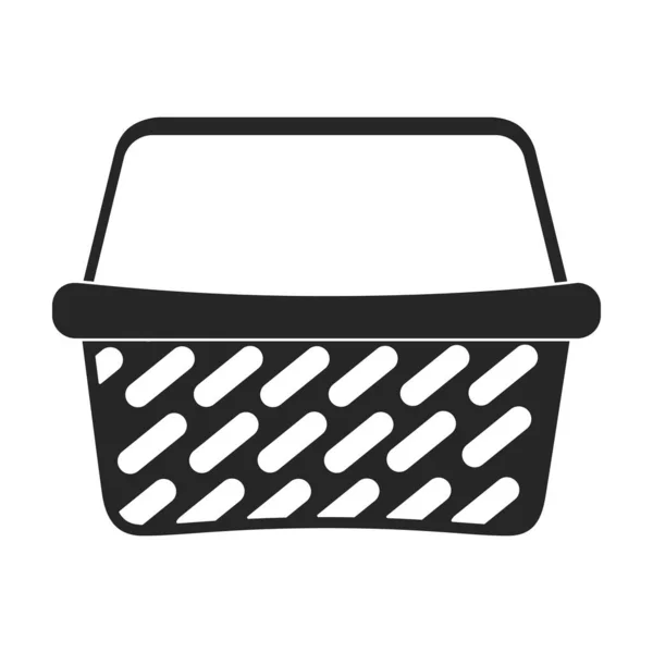 Trolley vector icon.Black icono del vector aislado en el carro de fondo blanco. — Vector de stock