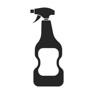 Deterjan vektör simgesi. Siyah vektör simgesi beyaz arkaplan deterjanı üzerinde izole edildi.