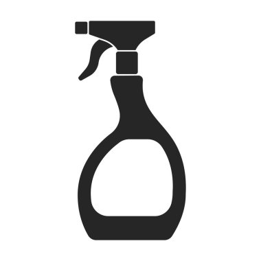 Deterjan vektör simgesi. Siyah vektör simgesi beyaz arkaplan deterjanı üzerinde izole edildi.