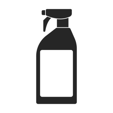 Deterjan vektör simgesi. Siyah vektör simgesi beyaz arkaplan deterjanı üzerinde izole edildi.