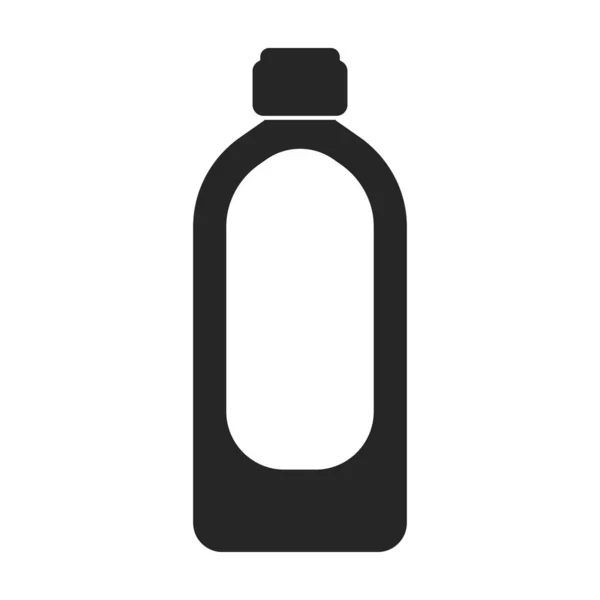 Ícone vetorial detergente icon.Black vetor isolado no detergente fundo branco . — Vetor de Stock