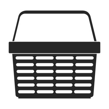 Trolley vektör simgesi. Siyah vektör simgesi beyaz arka plan tramvayında izole edildi.