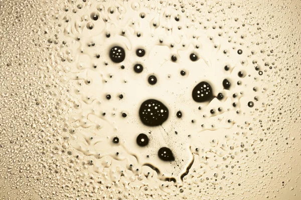 Soyut Siyah Yağlı Baloncuk Sanat Arkaplanı — Stok fotoğraf